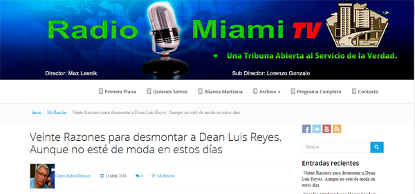 repercute-en-radio-miami-el-articulo-veinte-razones-para-desmontar-a-dean-luis-reyes